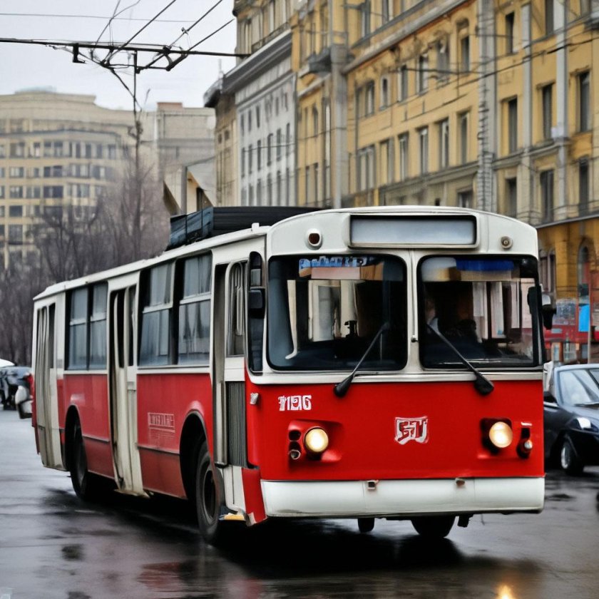 Троллейбус зиу 9