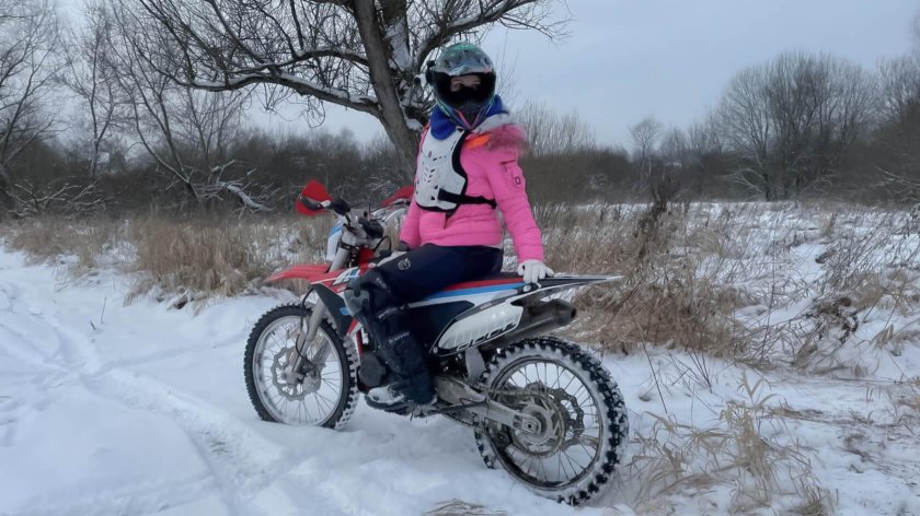 Эндуро зимой