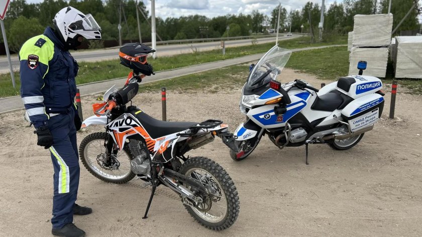 Питбайк по дорогам