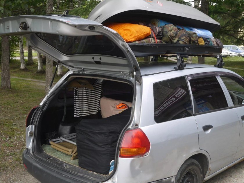 Багажник 390 литров Ниссан