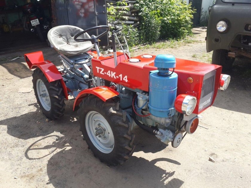 Чешский минитрактор tz 4 k 14