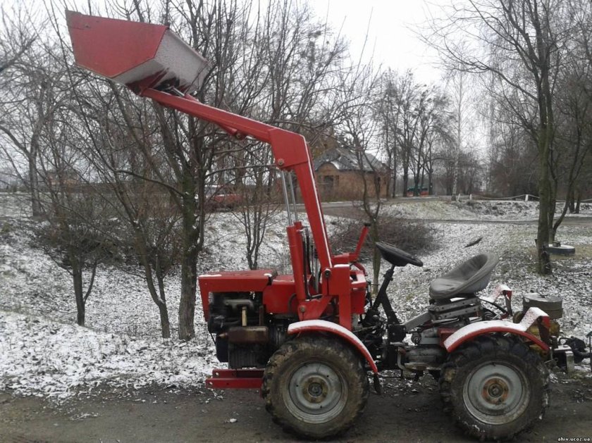 Фронтальный погрузчик на TZ-4k-14