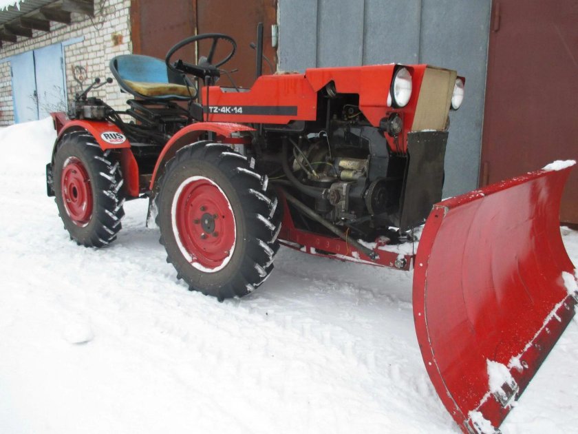 Чешский минитрактор tz 4 k 14