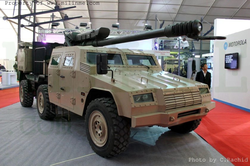 122-Мм самоходная гаубица sh2 (Китай)