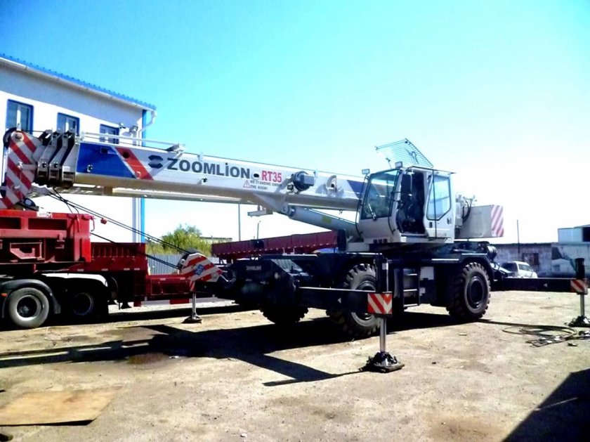 Кран Zoomlion rt35