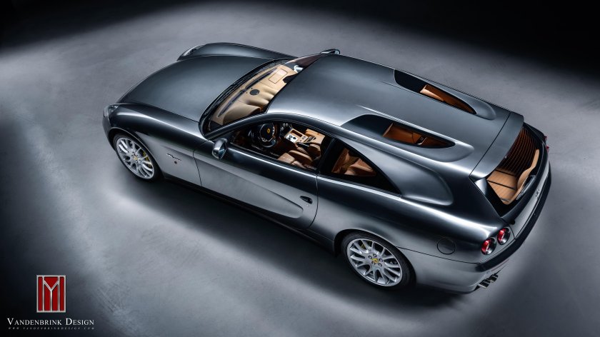 Ferrari 612 Scaglietti shooting Brake