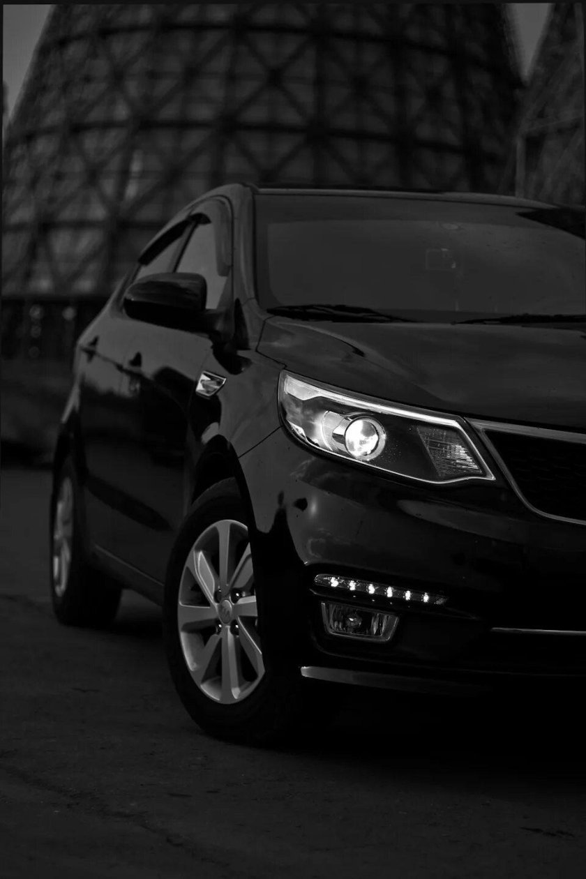 Kia Rio черная