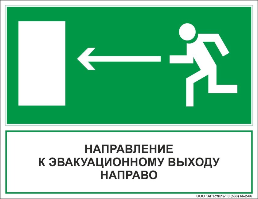 Пожарные таблички