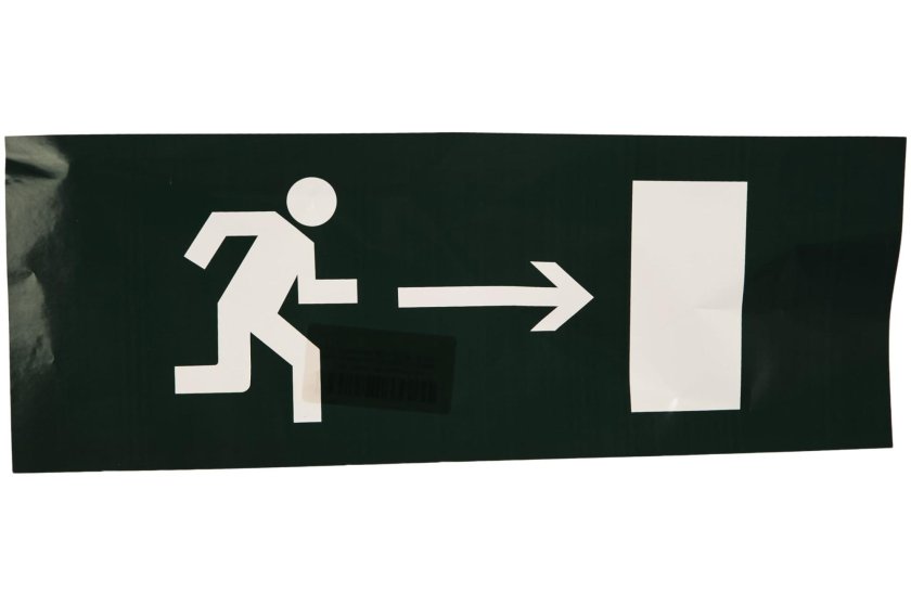 Знак направление к эвакуационному выходу