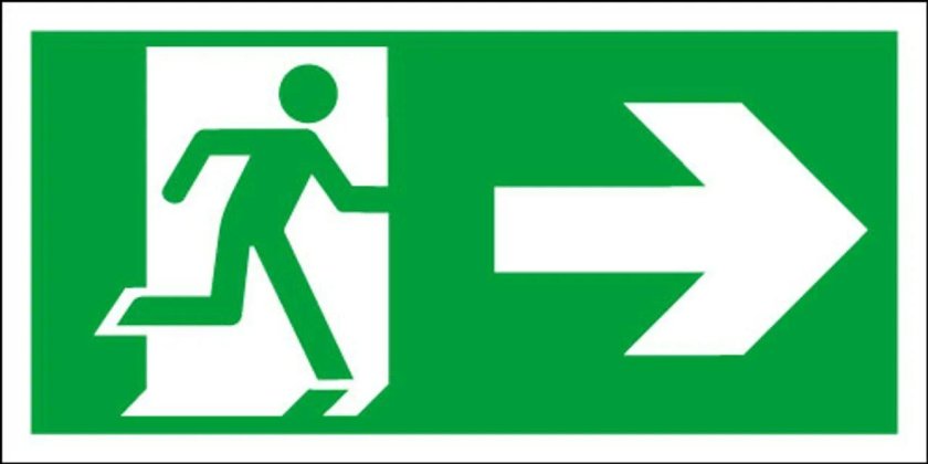 Знаки эвакуации
