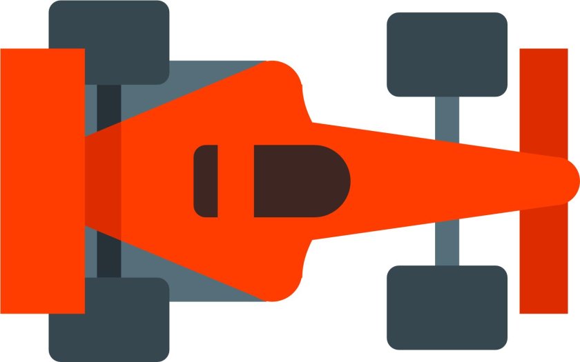 Гоночная машина вид сверху