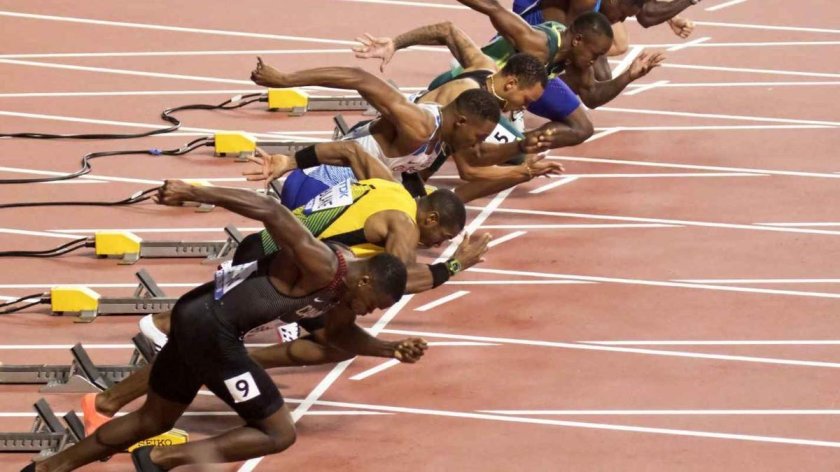 Лёгкая атлетика спринт на 100 метров