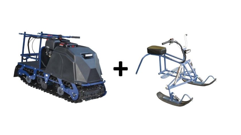 Лыжный модуль Барс-2 для мотобуксировщиков