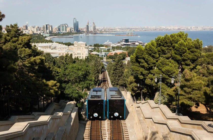 Нагорный парк Баку фуникулер