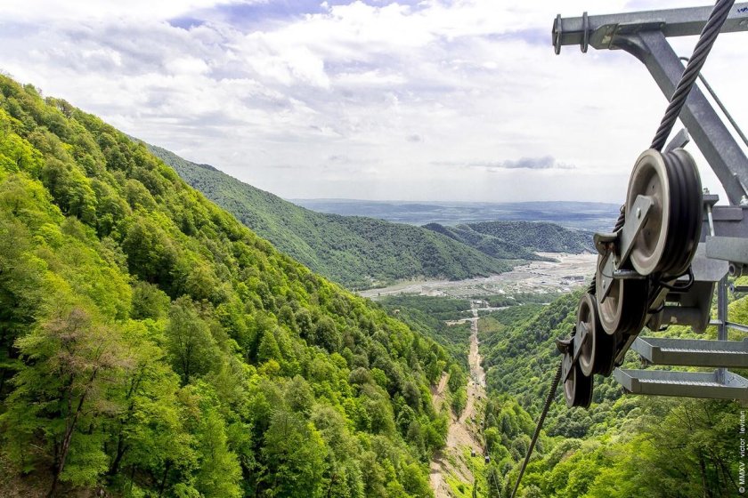 Qabala Азербайджан канатная дорога