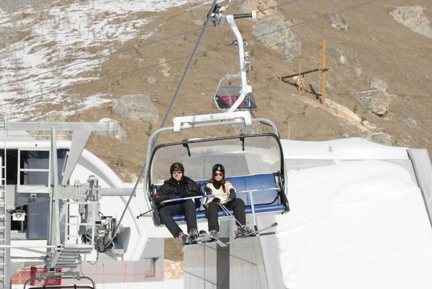 Ильхам Алиев Шахдаг канатная дорога