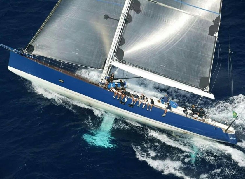 Оверкиль парусной яхты