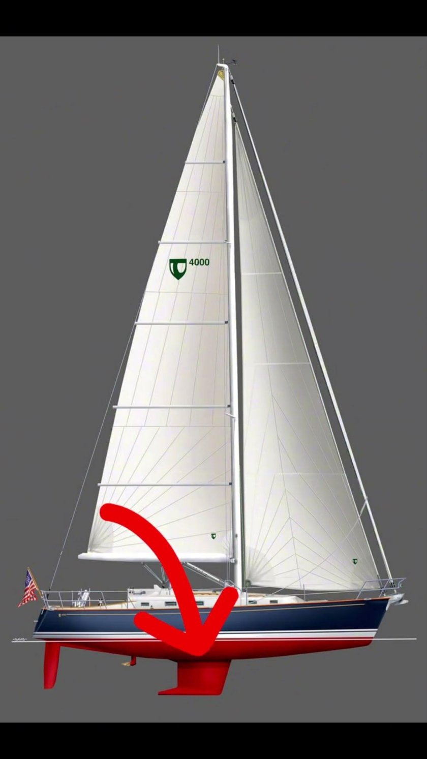 Яхта швертбот килевой