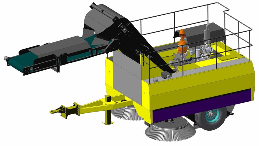Бродвей подметально-уборочная машина