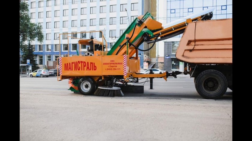 Подметально-уборочная машина Пума