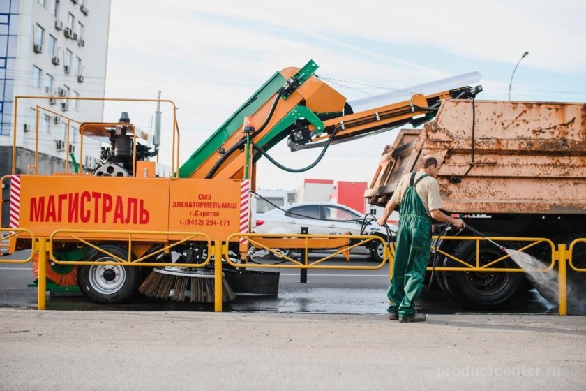 Прицепная подметально уборочная машина пум 001 магистраль