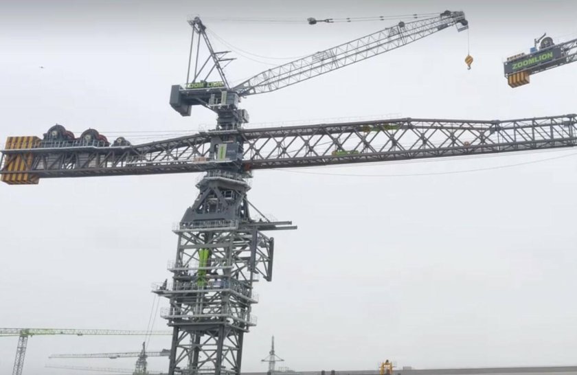 Башенный кран zoomlion