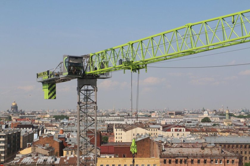 Башенный кран Zoomlion t1200-64q