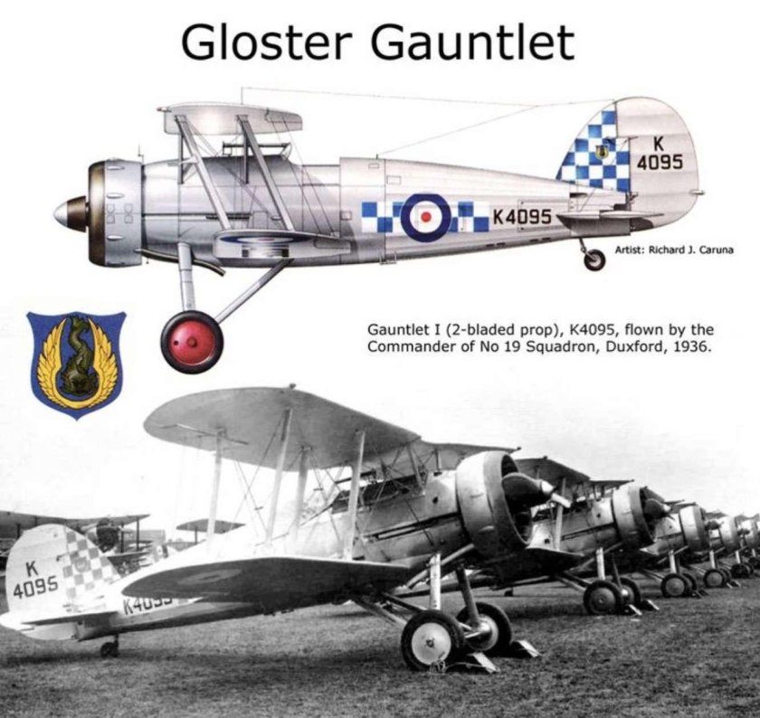 Gloster Gauntlet истребитель