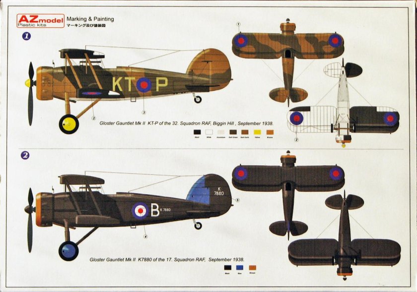 Глостер Гладиатор чертежи