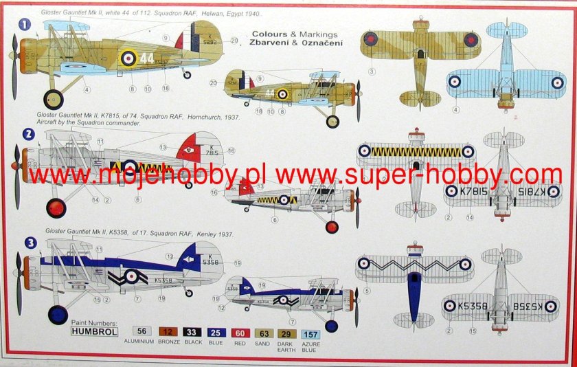 Глостер Гладиатор чертежи