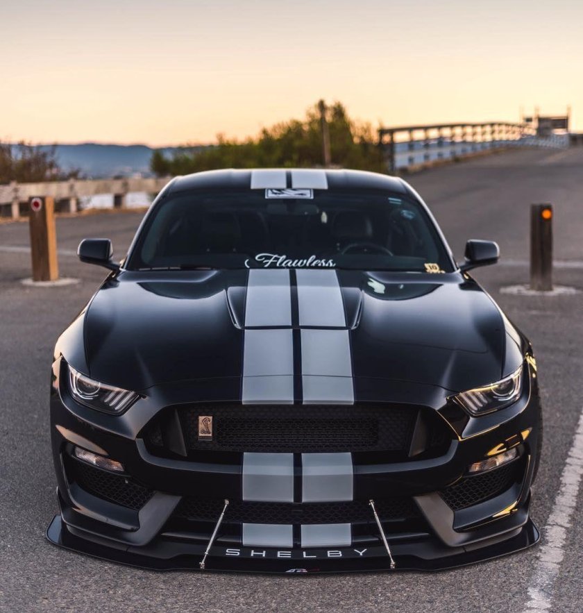 Ford Mustang Shelby gt350 чёрный