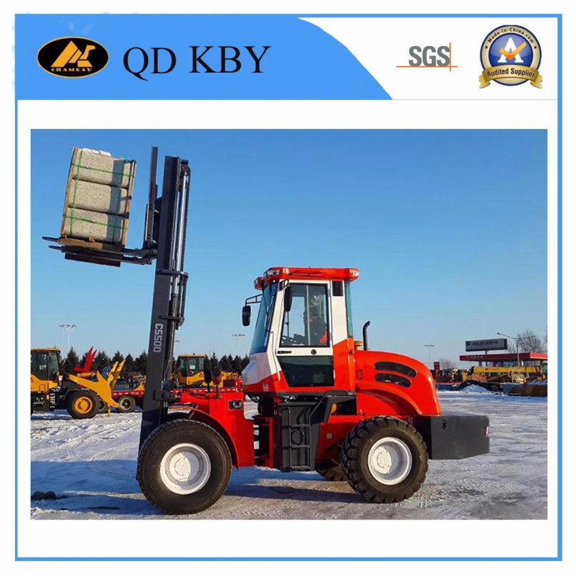 Вилочный погрузчик YTO вездеходный вилочный tc4015 1 5