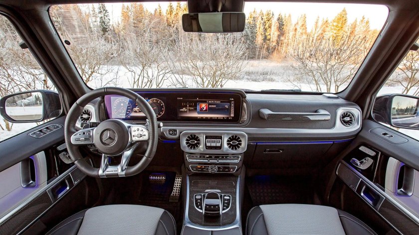 Mercedes g63 AMG 2021 салон