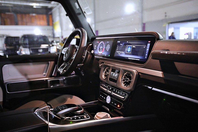 Мерседес Гелендваген 2023 салон