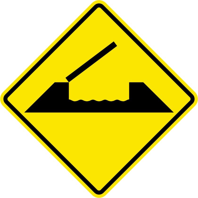 Щиток дорожного знака w08