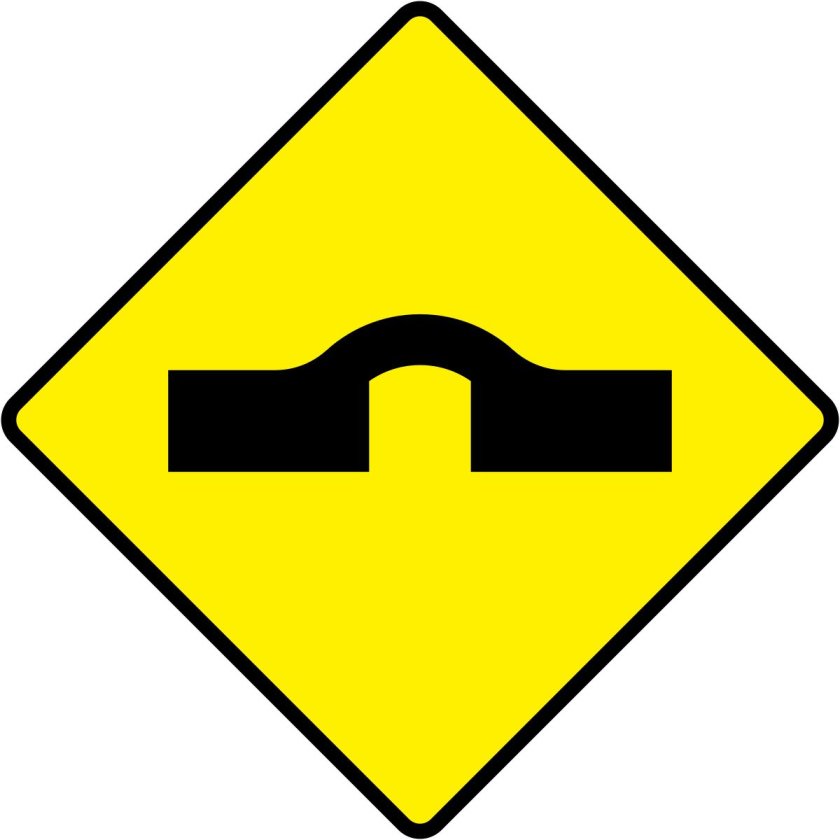 Знак мост закрыт