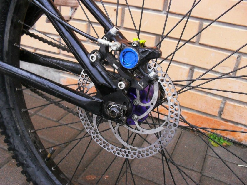 Дисковые гидравлические тормоза на велосипед