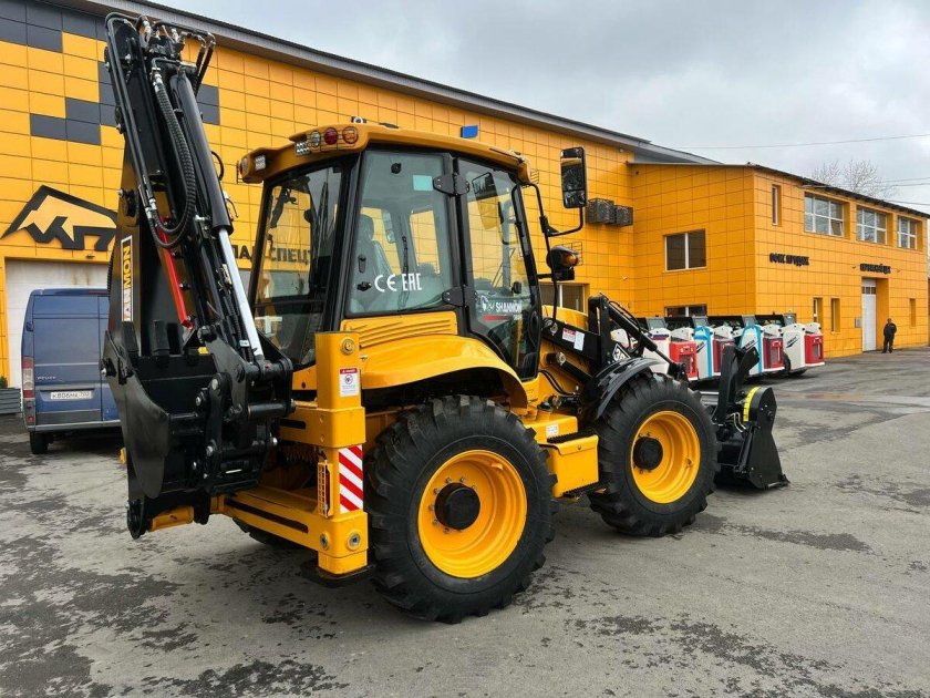 Экскаватор погрузчик shanmon 388 h