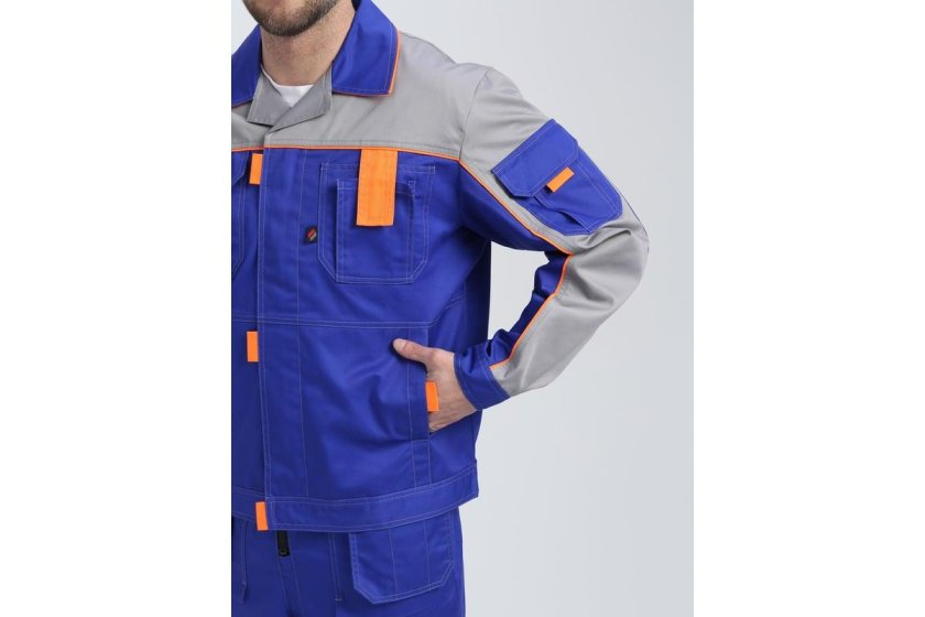 Костюм \ профессионал-2\ василек-серый-лимон