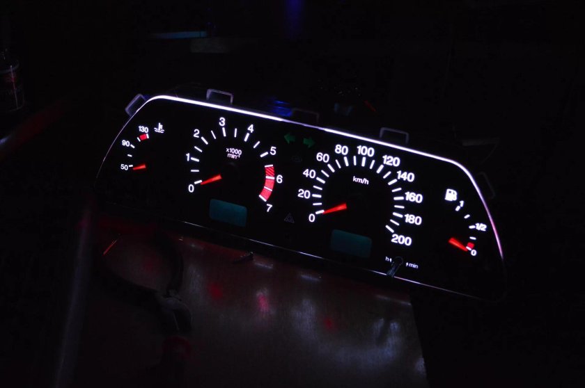 Пересвет панели приборов ВАЗ 2114