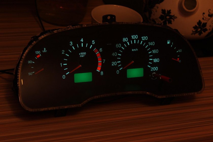 Приборная панель от Калина 2 на ВАЗ 2114