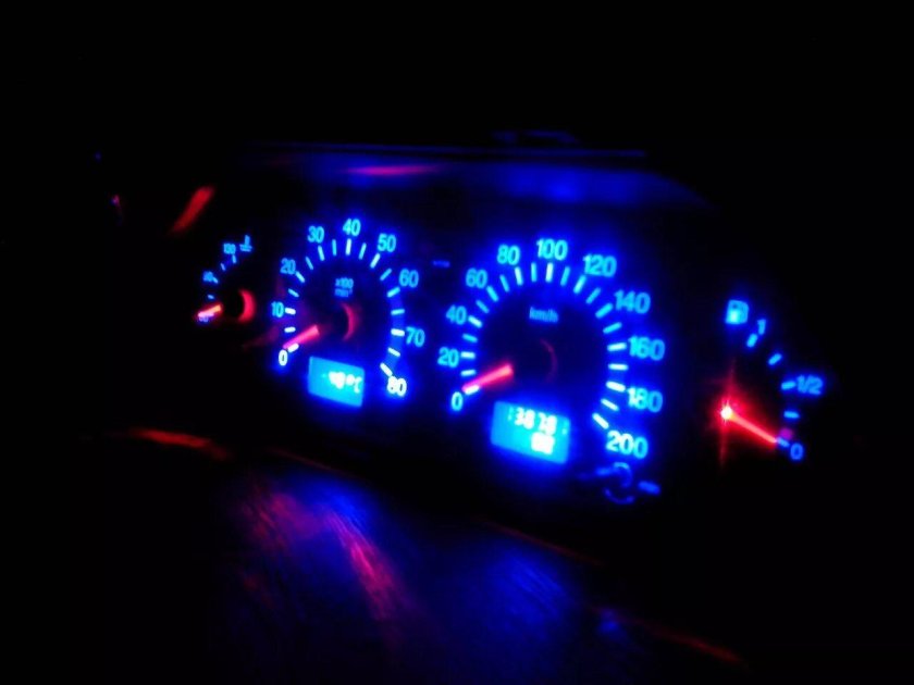 Пересвет приборной панели ВАЗ 2114