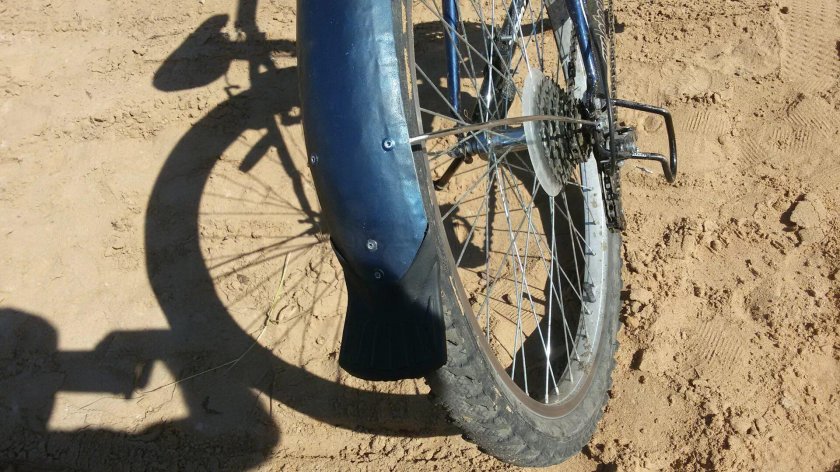 Брызговики на фэтбайк 26