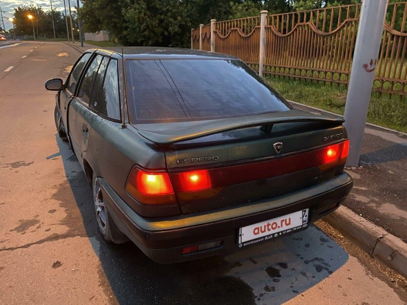 Daewoo espero с чёрными штампами