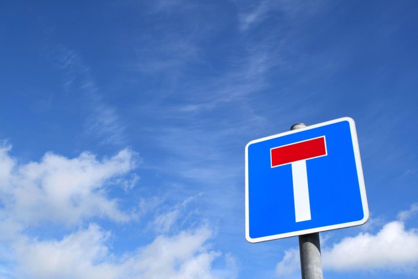 Дорожные знаки тупик