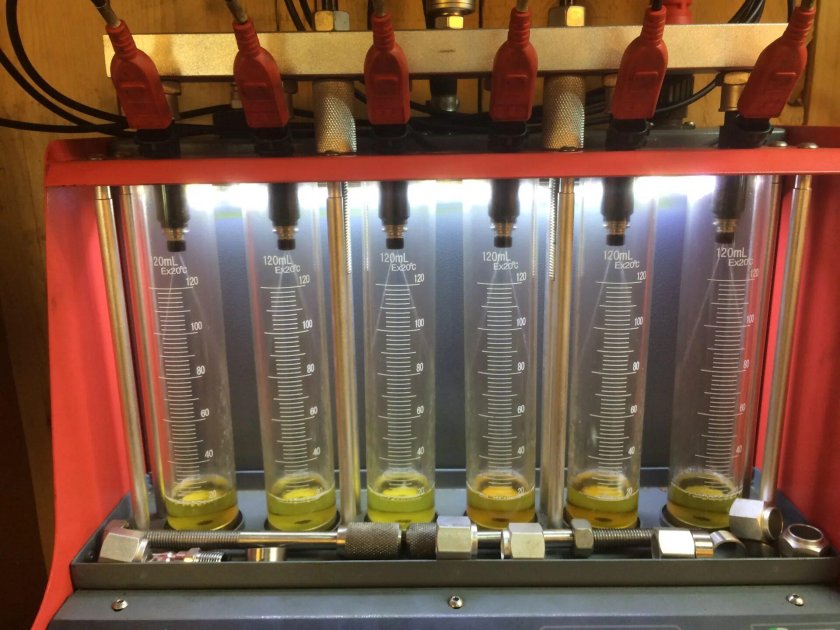 Стенд для чистки дизельных форсунок