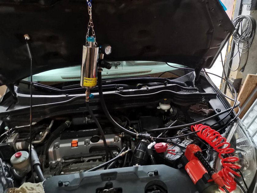 Промывка форсунок без снятия