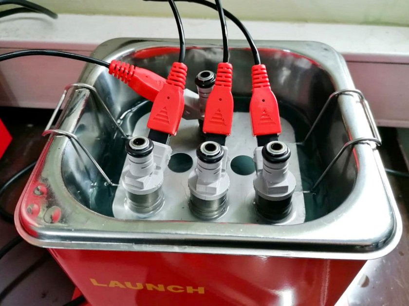 Мойка форсунок ультразвуком