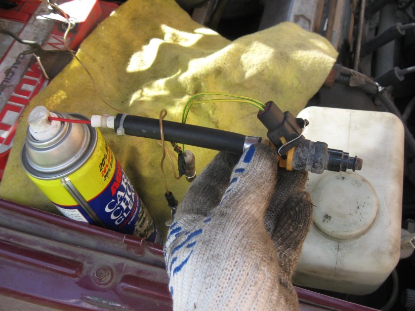 Промывка форсунок ВАЗ 2114