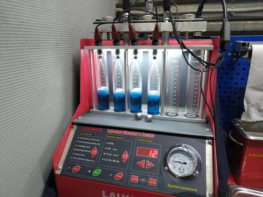 Стенд лаунч для промывки форсунок